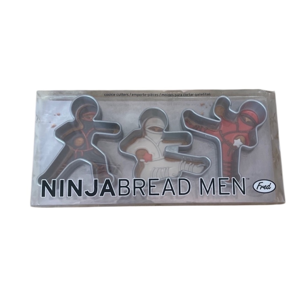 FRED - Ninja Bread Men - Cookie Cutters- Preowned Never Used Karate Taekwondo